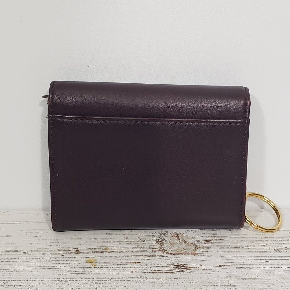 Vintage Oxblood Leather Aigner Keychain Wallet - Picture 6 of 6